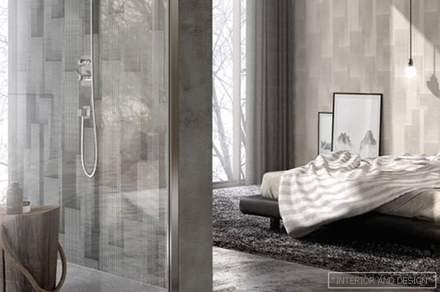 Art deco on italian wallpaper
