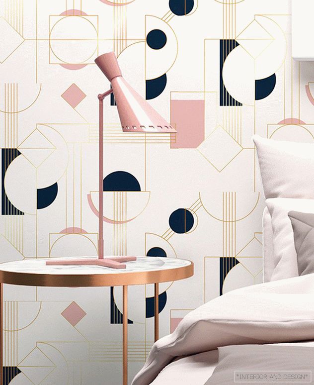 Art deco trend: 15 wallpaper options