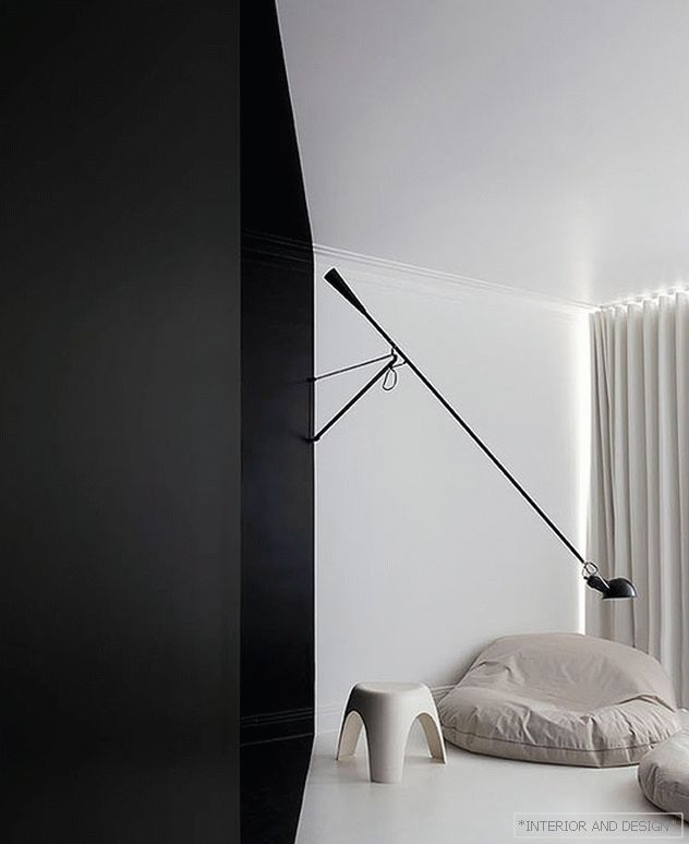 Black and white rooms by jean vervil