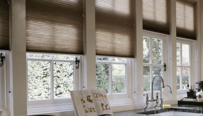 Design curtains for the hall, kitchen and bedroom