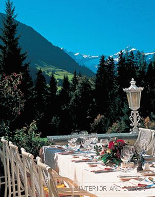 Palace in the alps