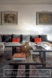 Eco interior with art deco elements