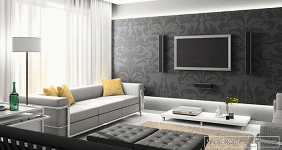 Living room furniture in modern style