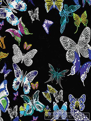 Fashionable flora in objects and finishes