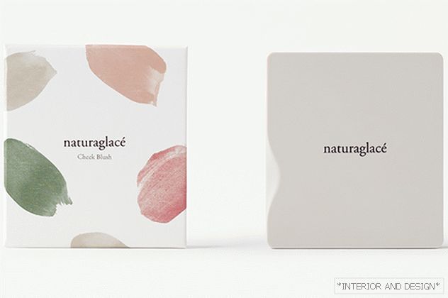 Organic cosmetics in packaging from nendo