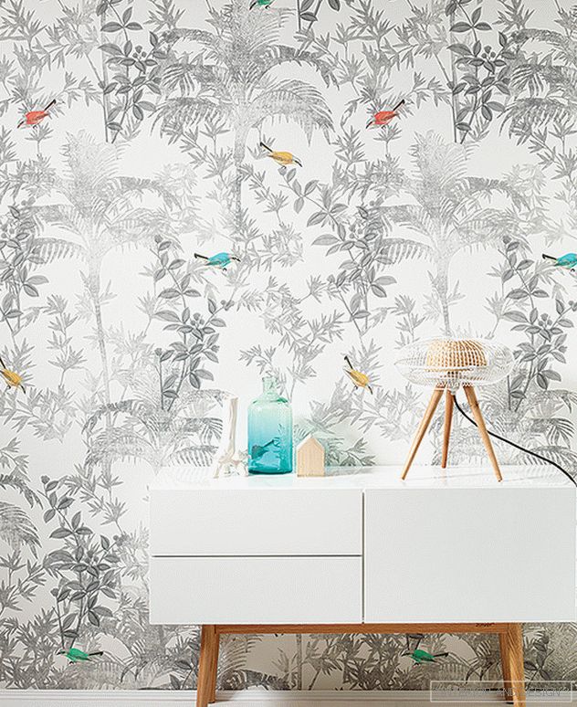 Oxygen: a botanical print on the walls