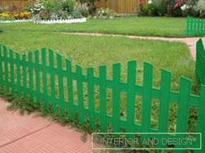 Plastic fence to give