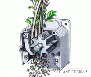 Garden shredder with your own hands
