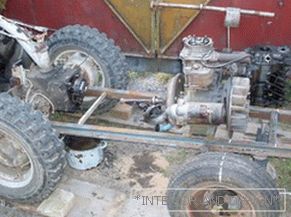 Build a mini-tractor with their own hands: video