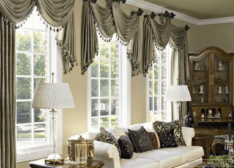 Curtains for the living room (100 photos)
