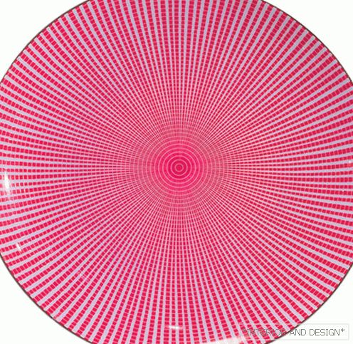 In the pink light
