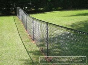 Rabbit mesh fence